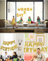 16 Inch Gold Letter Balloons, Mylar Foil Alphabet A-Z Balloons Set for Wedding Birthday Party Decoration