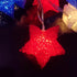 Red White Blue Star Lights, 6.8Ft 4th of July Decorations, Battery Operated LED String Lights