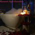 CODE FLORIST 2200 PCS Dark-Red Silk Rose Petals for Romantic Night, Wedding, Proposal Anniversary Decorations