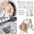 Mushroom Fox Kitchen Towels, Absorbent Microfiber Dish Towels with Eucalyptus Botanical Flower Leaves Herbs (2-PC)