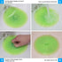 tifanso 6-Inch Silicone Tub Stopper, Recyclable Bathtub Drain Plug Cover for Bathrooms, Laundries, Kitchen (Jelly Green)