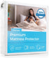 LINENSPA Premium Waterproof Mattress Protector, Queen Size, Breathable, White