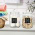 Minimalist Laundry Room Labels, 30 Matte Waterproof Labels for Jars and Detergent Dispensers, Black
