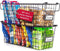 Granrosi Large Stackable Wire Baskets for Organizing, Set of 2 Snack & Chips Organizer for Pantry, Bronze Wire Baskets