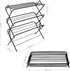 4-Tier Zenree Shoe Rack Holder/Shelf Organizer, Matte Black - Stackable Storage Corner Racks, Perfect for Cabinet