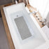Non-Slip Pebble Bath Tub and Shower Mats, 35 x 16 Inches Machine Washable Bathtub Mat with Drain Holes and Suction Cups