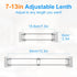 songsoso 2 Pack 713 Inches RV Shower Corner Storage Bar, Camper Shower Caddy, Adjustable Bathroom Organizer, Stainless