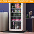 Mini Fridge Silicone Mat, 24''x24''x0.5'', Drip Pan to Prevent Appliance Leakage and Protect Floor (Black)