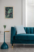 DEZENE 2 Pack Throw Pillow Cases 20x20 Light-Blue, Cozy Soft Velvet Square Decorative Covers for Home Decor
