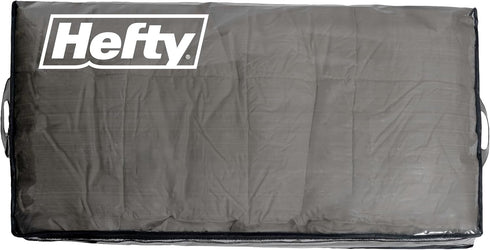 Hefty Underbed Flexible Tote with Breathable Mesh, Double Zip Closure, 39x20x6 inches, 2 Handles for Seasonal Apparel