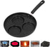 Cast Iron 3 Cups Non-Stick Omelet Pan, Easy to Clean, Electric Stovetop Compatible