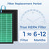 Vital 200S Replacement Filter, Compatible with LEVOIT Vital 200S Air Purifier, 3-in-1 H13 True HEPA, 2-Pack