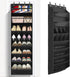 FENTEC 1 Pack 8 Shelves Over The Door Shoe Organizer, 68" Exlarge