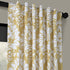 HPD Half Price Drapes Luxury Damask Cotton Curtains, 108 Inches Long, Room Darkening, 50W x 108L, Lacuna Sun Damask