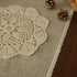 14 108 Inches) Macrame Table Runner Farmhouse Rustic Dresser Scarf Crochet Handmade Cotton Lace Doily with Tassel