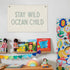 Wheatwin 20x30 Nursery Wall Decor, Ocean Theme Classroom Decor, Ocean Nursery Decor, Stay Wild Ocean Child Linen Canvas
