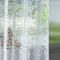 Ga-Geetopia Extra Long EVA Clear Shower Curtain Liner, Pebble Pattern 72x80 Inch Lightweight Plastic Bathroom Curtain
