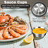 11 Set, Pcs Crab Crackers and Tools, Seafood Tools Crab Leg Cracker, Seafood Scissors, Condiment Cups, Crab Leg Forks