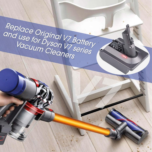 for Dyson V7 Battery Adapter Replacement, for DeWalt 20V Lithium Battery for Dyson V7 Vacuum Cleaner