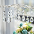 20pcs 38mm Clear Grid Chandelier Crystal Pendants,Crystals Beads for Chandeliers,Hanging Crystals for Windows Wedding