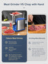 2 Electric Meat Grinder, Heavy Duty Meat Mincer, Sausage Stuffer Maker, Food Grinder with Sausage & Kubbe Kit, Grinder