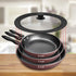 Universal Vented Tempered Glass Lid for Pots, Pans, Skillets with Heat Resistant Silicone Rim, Fits 6-8 inch Cookware,