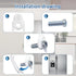 WR01X39781 Refrigerator Door Handle Mounting Stud, Fits GE Refrigerator Freezer Handle Replacement Parts (White, 2Pack)