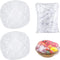 DYM 90PCS Reusable Elastic Stretch Bowl Covers - Food Storage Covers for Leftover and Meal Prep (90), (Y11M)