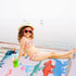 24x48, LIVILAN Small Dinosaur Beach Towel for Kids, Microfiber, Quick Dry, Sand Free, Lightweight, Thin, Perfect