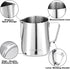 Apexstone 12 oz Coffee Steaming Pitcher, Espresso Milk Frothing Cup, 12 oz/350 ml