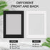 15 Pack 12x16 9x12 Black Picture Mats, Frame Mattes for Pictures Display Photo Frame Mat Core Bevel Cut Mat Board Show