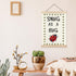 12x16 Inch YTRGI Snug as a Bug Nursery Wall Art Decor, Nursery Wall Decor, Cute Ladybug Insect Poster Hanger Frame