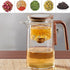 800ML/27OZ Witchcraft Magic Glass Teapot with Infuser Strainer and Lid for Loose Leaf Tea Herbal, Magnetic Water