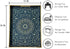 Decor,16" 12" Plastic Serving Tray with Handles,Large Ottoman Tray for Living Room,Large Rectangle Trays for Ottoman