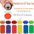 6 Pack 2.1" Silicone Soda Can Lids - Beer Coke Can Covers Spill-proof Food Grade Can Tops for Soda Beverage Energy