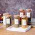 12 8oz Thicken(2.4mm) 148 Pcs Glass Spice Jars With Bamboo Airtight Lids, Spice Containers With Minimalist Preprinted