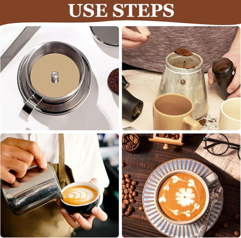 400 Count Natural Unbleached Percolator Coffee Filters, 3.75in Disposable Disc Filters for Home, Office, Camping