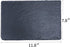Slate Cheese Board Black Platter Tray Cutting Board 8 * 12IN by ACKEIVTO