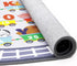 3'3" 5' HiiARug Small Playroom Rug, Kids Playmat ABC Alphabet, Numbers, Train and Road Themed Play Mat Educational