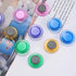Qualsen 50 Pcs Magnets for Whiteboard, Round Fridge Magnets for Classroom, Home, Office & Locker (5 Colors)