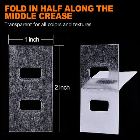 30 Sets (60 Pcs) Clear Vertical Blind Repair Tabs, Vertical Blinds Repair Kit, Vertical Blinds Replacement Slats Pre-Cut Blind Fixers Peel Back Adhesive Ready to Use by CoguZed