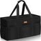 LHZK Stand Up Extra Large Utility Tote Bag with Lid, Utility Tote Bag