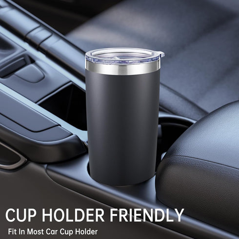 20 oz 20oz 6 pack Tumblers Bulk Stainless Steel Tumbler with Lid Double Wall Vacuum Insulated Coffee Mug Powder Coated