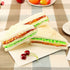 Kmiunty 3PCS Simulation Food Artificial Sandwich Fake Food Bread Model Photography Prop for