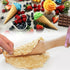 2Pcs Reusable Ice Cream Cone Molds, Wooden Cream Horn Molds for Waffle Cones, Pizzelle Roller, DIY Kitchen Cooking