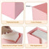 Countertop, Acrylic Paper Towel Holder Pink Paper Towel Dispenser, Napkin Holder, Suitable for Z-fold, C-fold