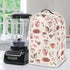 Coffee Pattern Dust Cover for Kitchen Appliances, Compatible with Stand Mixer, Coffee Maker, Juicer, Food Processor