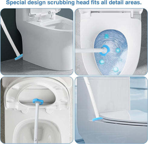 Saraudy 72 Count Toilet Brush Refill Pads, Toilet Brush Refill, Only Compatible Disposable Toilet Brush, Toilet