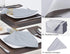 Surmente 20-Inch Polyester Cloth Napkins, Set of 12 for Weddings, Banquets, or Restaurants, Silver