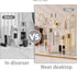 Bathroom Counter Organizer, 2 Tier Clear Cosmetics Skincare Shelf for Makeup, Perfume, Dresser Vanity Tray